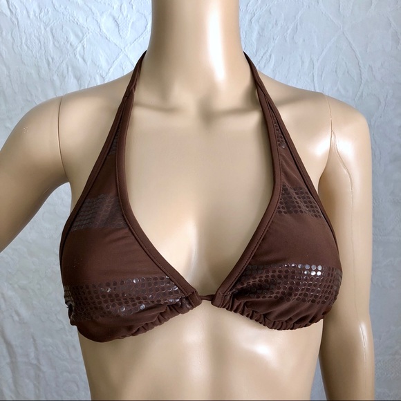 Brown bathing suit top Clearance